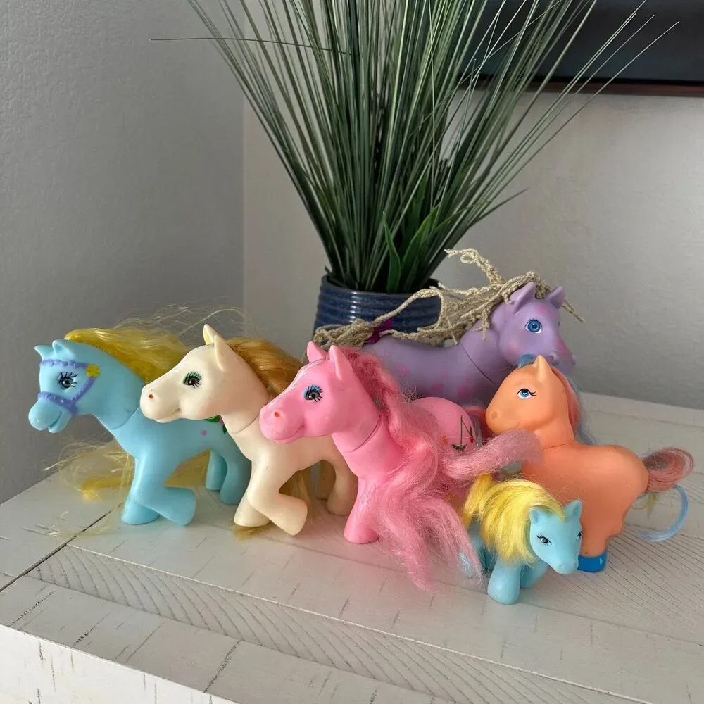 Vintage Toy Lot Gi-Go Pony Tootsie Pose Long Head, Cabbage Patch Kid‎ Springsong
